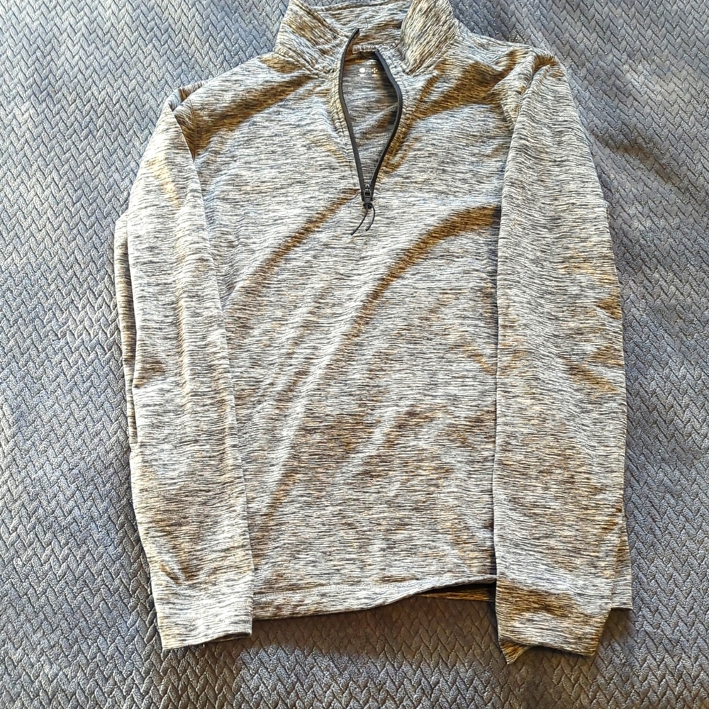 Abercrombie half zip air knit